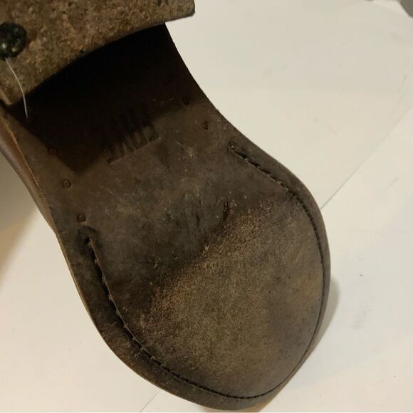 Frye Womens Melissa Brown Riding Boots Size 5.5 Medium (B, M) - Picture 13 of 16